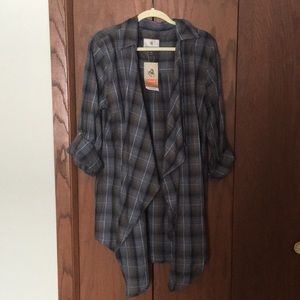 Legendary Whitetails Flannel Open-front Cardigan
